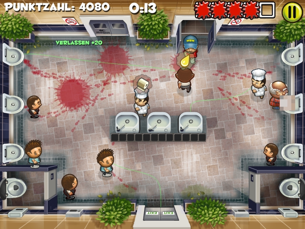 Men's Room Mayhem: Action an der Pinkelrinne | Spielesnacks.de