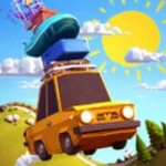 Sunny Hillride Spieletest: Mit dem Auto über Berg und Tal