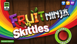 Fruit Ninja vs Skittles