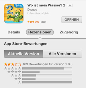 Wo ist mein Wasser 2 iTunes