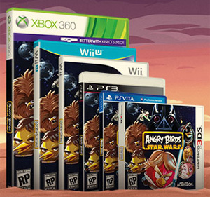 Angry Birds Star Wars für Xbox 360, Wii U, Wii, PS3, PS Vita und Nintendo 3DS