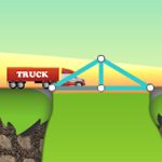 Kostenloses Onlinespiel: Baue in Bridge Builder sichere Brücken