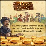 Anno Online: 20.000 Münzen als Geschenk