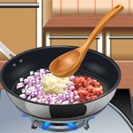 Lasagna – Sara’s Cooking Class: Lerne in dem kostenlosen Onlinespiel das Zubereiten von Lasagne