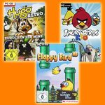 Gewinnspielpaket mit Flappy Bird HD, Angry Birds Rio und Hugo Retro zu gewinnen