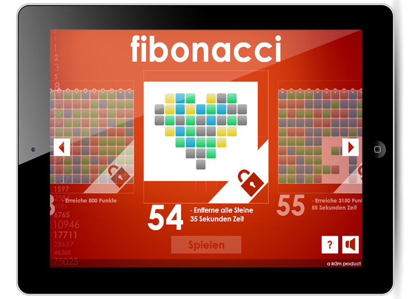 Das Schöne an Fibonacci ist, dass du es überall spielen kannst. Auch auf deinem iPhone und iPad.