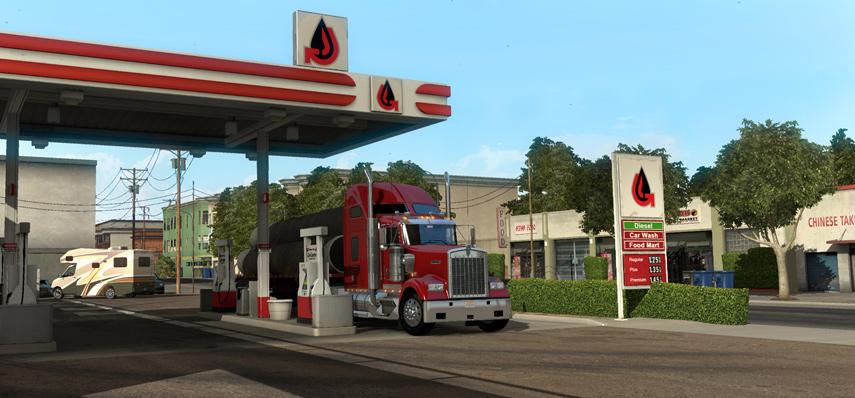 Der American Truck Simulator sieht echt schnieke aus. Findest du nicht auch?