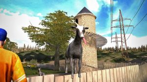 So sieht die mobile Fassung von Goat Simulator aus. Schick.