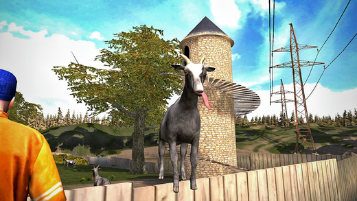 So sieht die mobile Fassung von Goat Simulator aus. Schick.