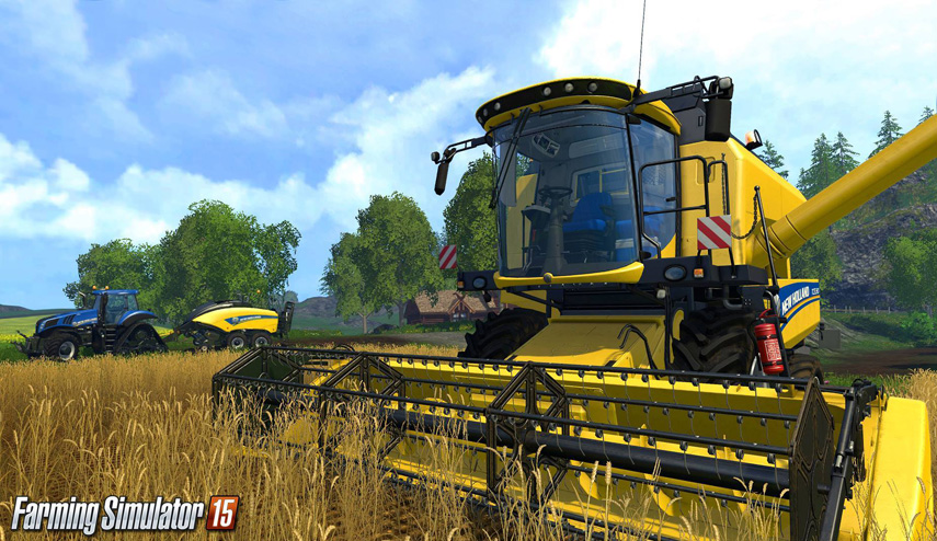 Mähdräscher wird es im Landwirtschafts-Simulator 15 natürlich auch geben.