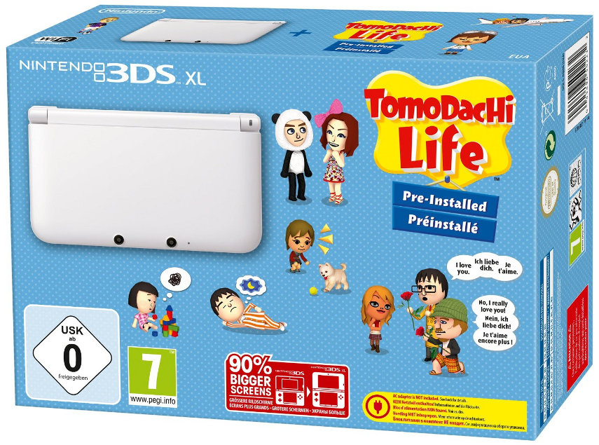 Das Tomodachi Life-Bundle ist das ideale Paket für alle, die sich mit Freunden auf eine eigene Insel zurückziehen wollen.