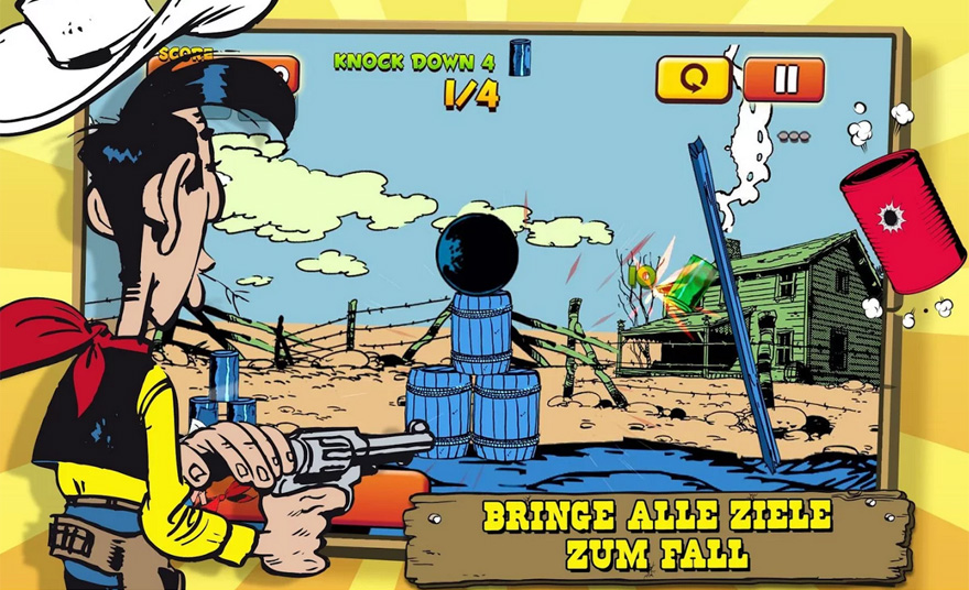 Lucky Luke-Game ist zwar ein Shooter, aber einer mit Köpfchen.