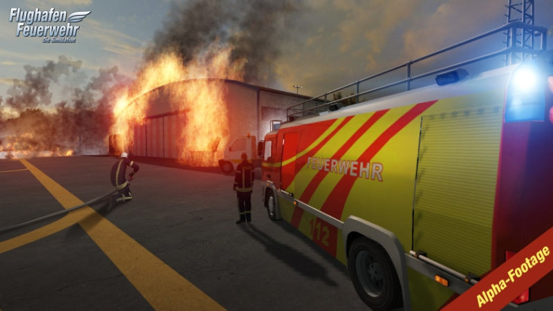 Flughafen Feuerwehr Simulation 2015