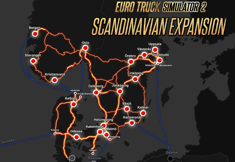 Euro Truck Simulator Scandinavia Update