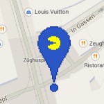 Pac-Man macht die Straßen auf Google-Maps unsicher