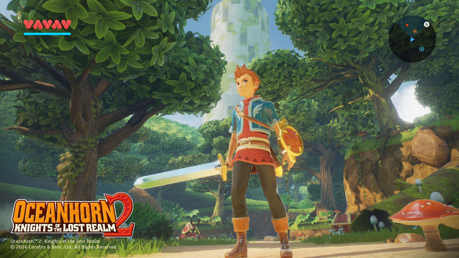 Das ist der erste offizielle Screenshot aus Oceanhorn 2.