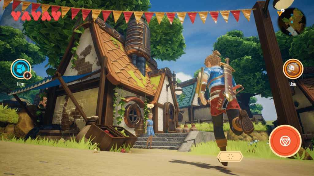 Oceanhorn 2 erlebst du aus der sogenannten Third-Person-Perspektive.