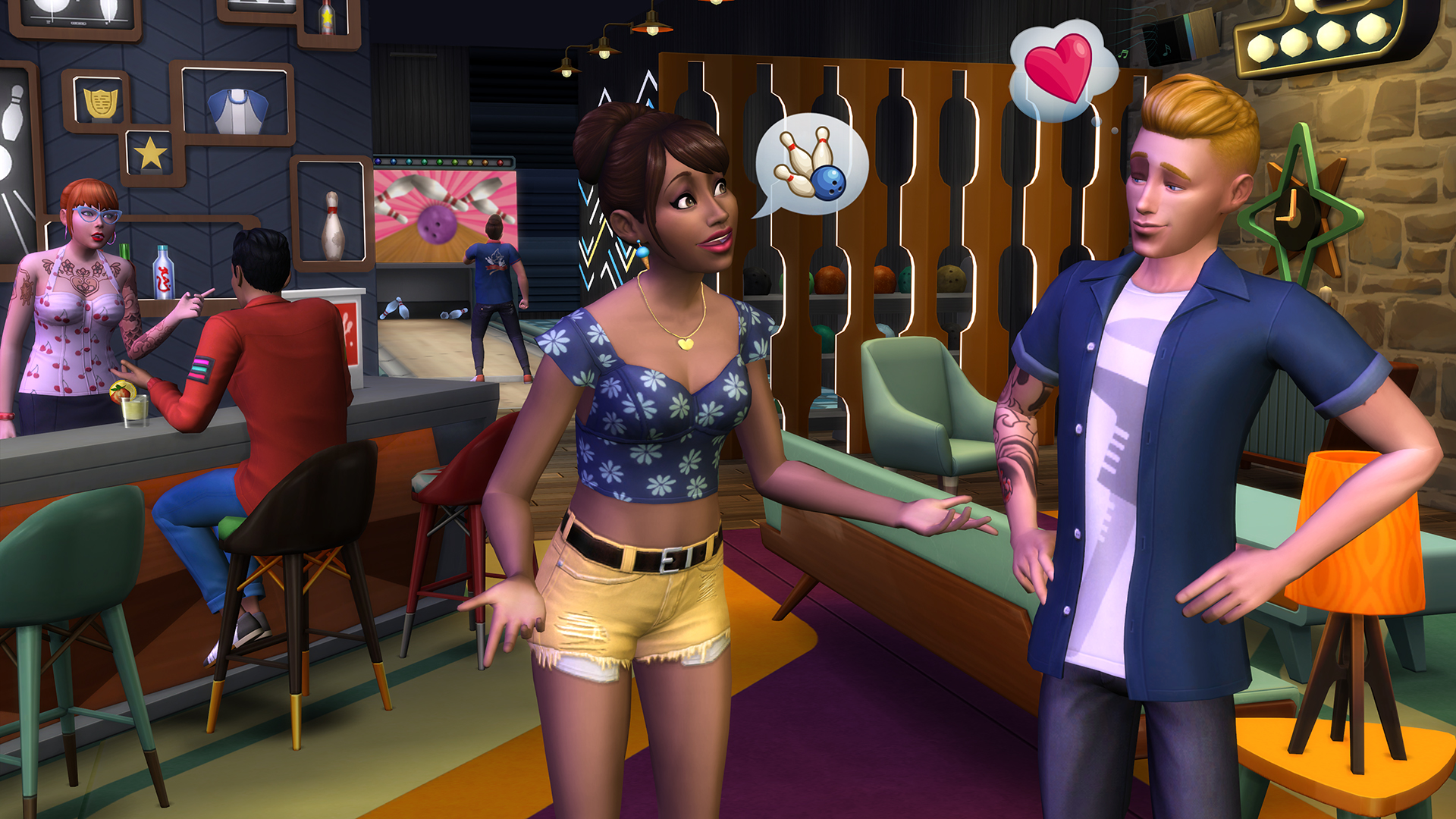 sims 4 bowling-stuff